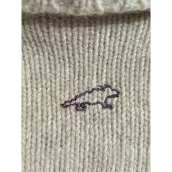 Horny Toad Medium Knit Wool Cream Zip Up Casual Outdoor Cardigan Sweater - Picture 5 of 5